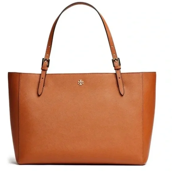 Tory Burch York Buckle Leather Tote Bag - Picture 2 of 9